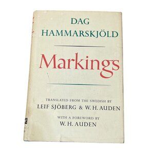 Markings Dag Hammarskjöld 1964 Hardback Spirituality/Poetry